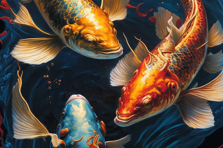 dream about koi fish
