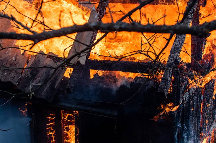 dream about house fire